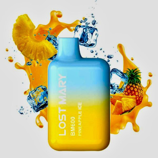 Lost Mary • Pineapple Ice 20mg 2ml (ΕΝΕΡΓΕΙΑΚΟ ΠΟΤΟ ΜΕ 600 ΡΟΥΦΗΞΙΕΣ)