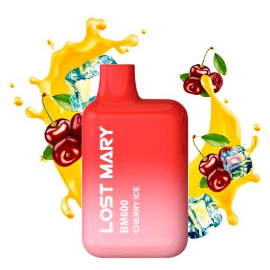 Lost Mary • Cherry Ice  20mg 2ml  (ΔΡΟΣΙΣΤΙΚΟ κεράσι ΜΕ 600 ΡΟΥΦΗΞΙΕΣ)