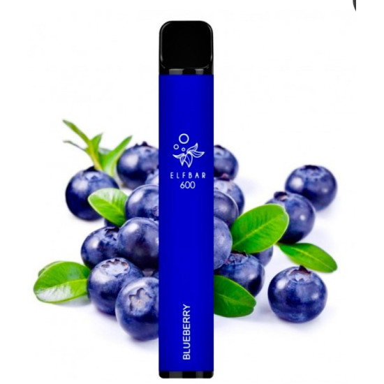 Elf Bar 600 Μύρτιλο 20mg 2ml  ( Blueberry )