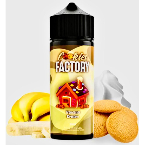 Banana Cream 24ml/120ml (Μπισκότο, Κρέμα, Κανέλα, Βανίλια & Μπανάνα)