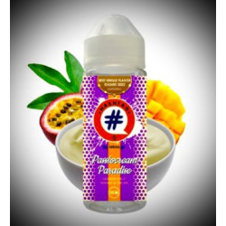 PASSIOCREAM PARADISE 24/120ML (φρούτα του πάθους,μάνγκο κ κρέμα βανίλιας) HASHTAG -#
