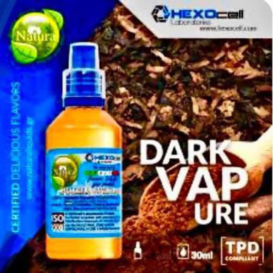 Dark Vapure  (ΚΑΠΝΙΚΟ από εκλεκτά φύλλα καπνού !! ) 30/60ML NATURA ΑΠΟ HEXOCELL