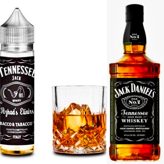 Bacco & Tabacco Tennessee 20/60ml  απο Azhad’s Elixirs   (Καπνός Βιρτζίνια & Καβέντις, Ουίσκι Jack Daniels)