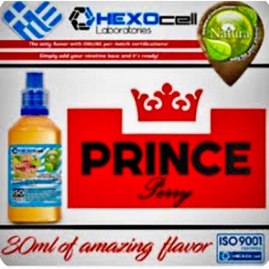 PRINCE PERRY (ΚΑΠΝΙΚΟ ΜΕ ΓΕΥΣΗ PRINCE !! ) 30/60ML NATURA ΑΠΟ HEXOCELL